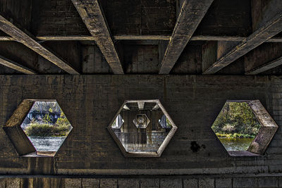 Full frame shot of bridge