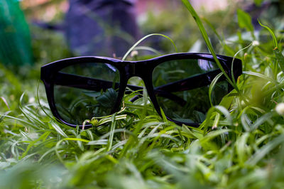 Black sunglasses with stylish design 
