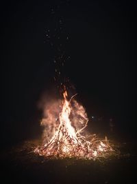 Bonfire at night