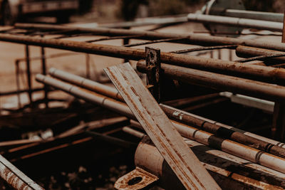 Close-up of rusty metal