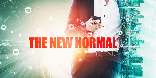 Digital composite image of man holding text