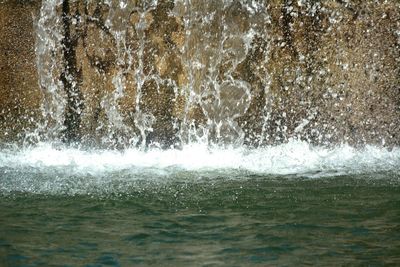 Close-up of water splashing