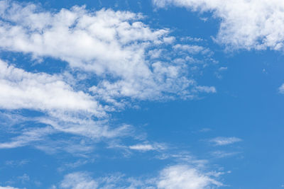 Low angle view of clouds in sky