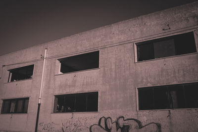 Low angle view of building against sky