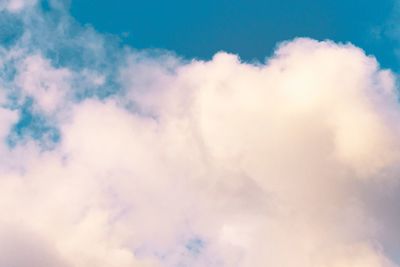 Low angle view of clouds in sky