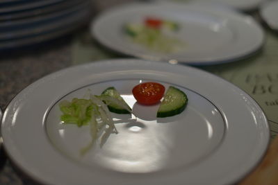 Close-up of food in plate