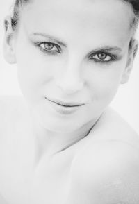 Portrait of young woman