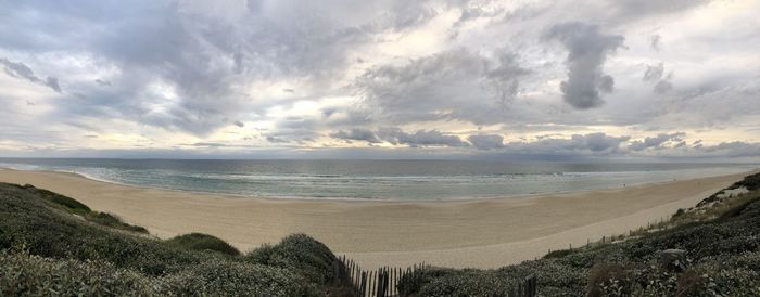 Panoramic view of sea against sky