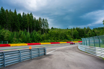 The circuit de spa-francorchamps, motorsport racetrack in belgium.