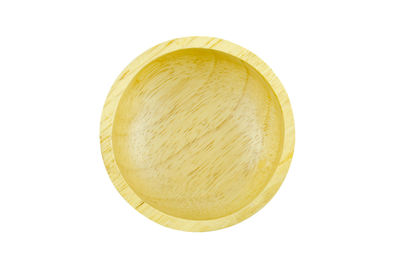 High angle view of drink against white background