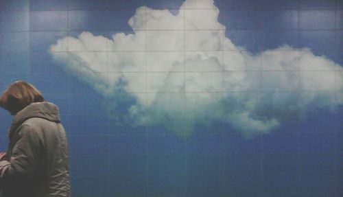 View of woman against sky