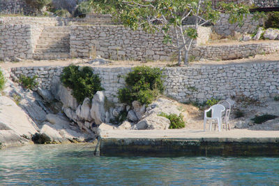 View of building by sea