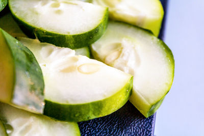 Close-up of fruit slices