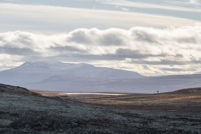 Scenic view of landscape against sky