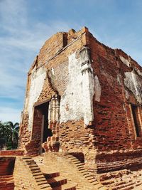 Low angle view of old building