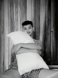 black and white