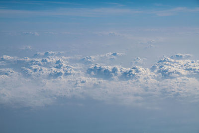 Low angle view of clouds in sky