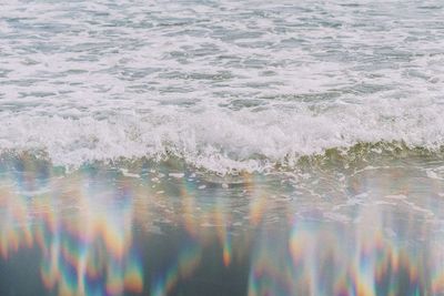 Full frame shot of sea waves