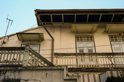 Low angle view of building against sky