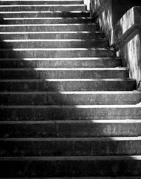 Low angle view of steps leading towards staircase