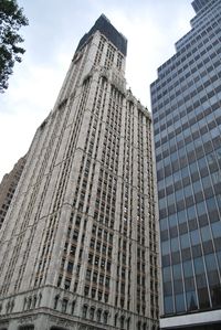 Low angle view of modern office building