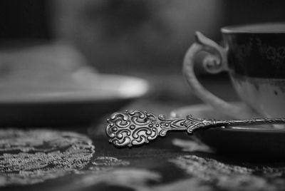 Close-up of drink on table