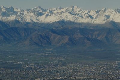 Scenic view of mountains