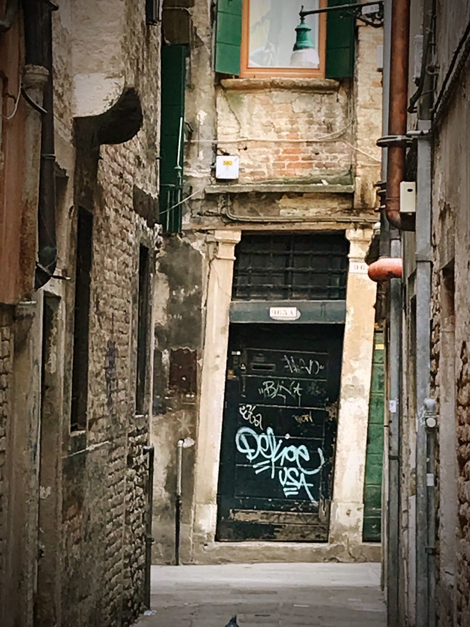 door, architecture, built structure, text, building exterior, no people, wood - material, day, doorway, blackboard, outdoors