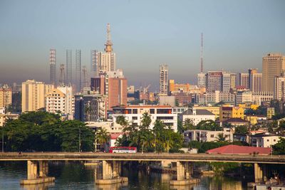 View of cityscape against sky