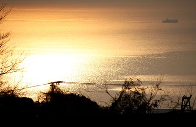 Scenic view of sky at sunset