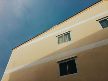 Low angle view of building against sky