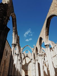 Low angle view of historical building against sky