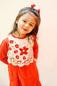 Portrait of a smiling girl