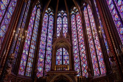 Low angle view of saint chapelle 