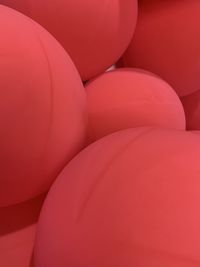 Full frame shot of pink balloons