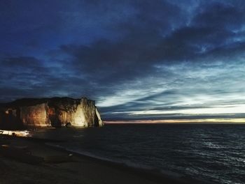 Scenic view of calm sea
