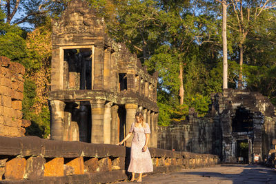 Low angle view of historical building