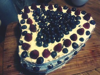 Close-up of chocolate cake