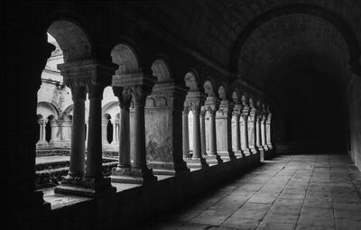 Corridor of historic building