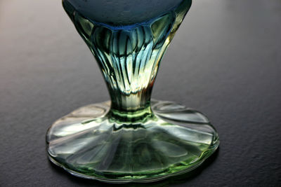 Close-up of water on table