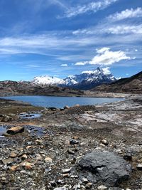 Scenic view of landscape against sky