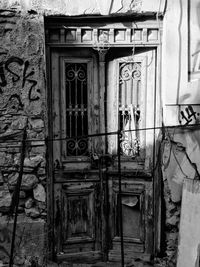 Entrance of old house