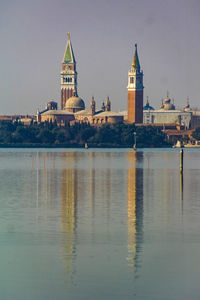 View of church at waterfront