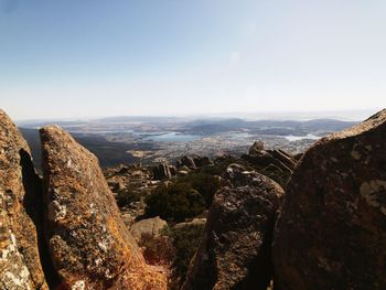 Panoramic view of landscape against sky