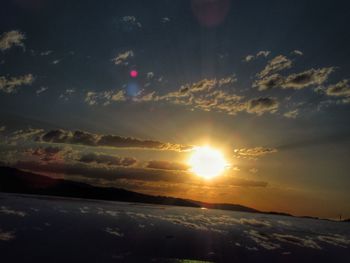 Scenic view of sky during sunset