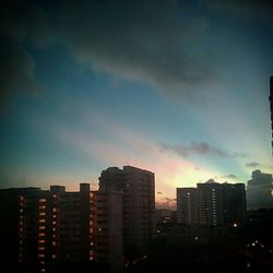 Modern buildings in city