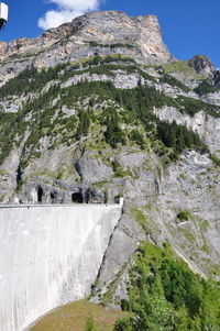 Scenic view of dam