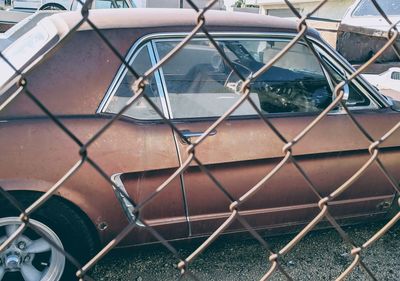 Full frame shot of chainlink fence