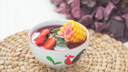 Close-up of food in bowl