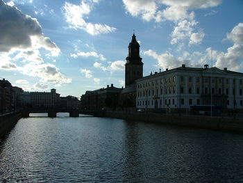 River with buildings in background